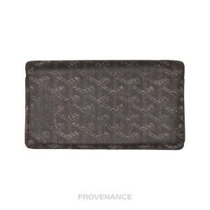 🔴 Goyard Richelieu Long Wallet - Black Goyardine